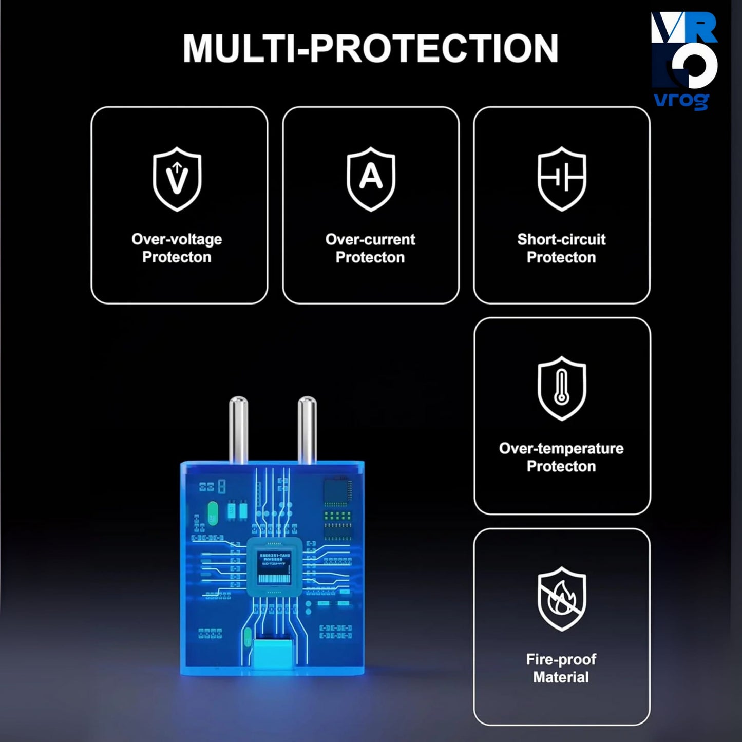 44W Multi-Protocol Flash Charger
